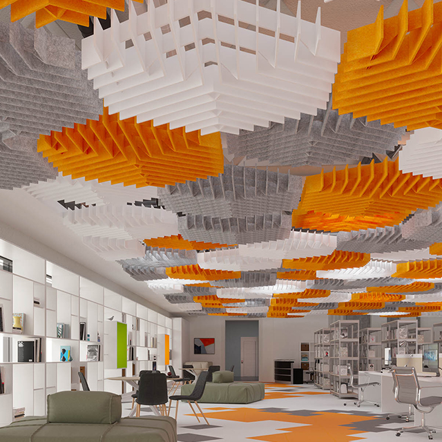 Créer des modules de plafond acoustique