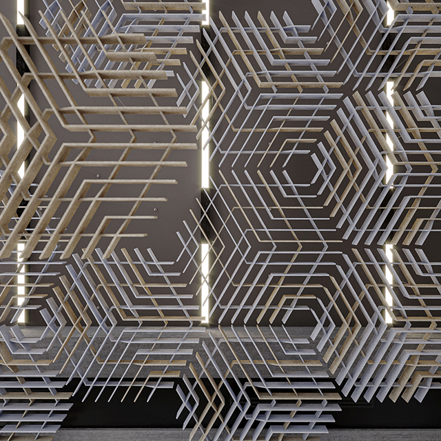 Créer des modules de plafond acoustique