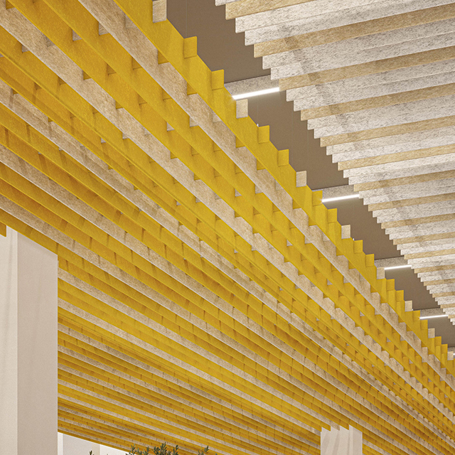 Panneau acoustique vertical