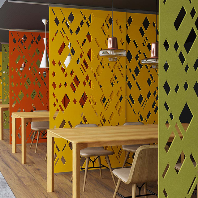 Panneau acoustique géométrique