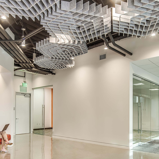 Créer des modules de plafond acoustique