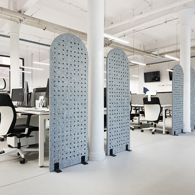 Plancher d'écran acoustique